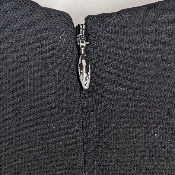 Cinq a Sept Natalia Gathered Ruched Mini Party Cocktail Dress Black Women's 4 - Picture 8 of 11